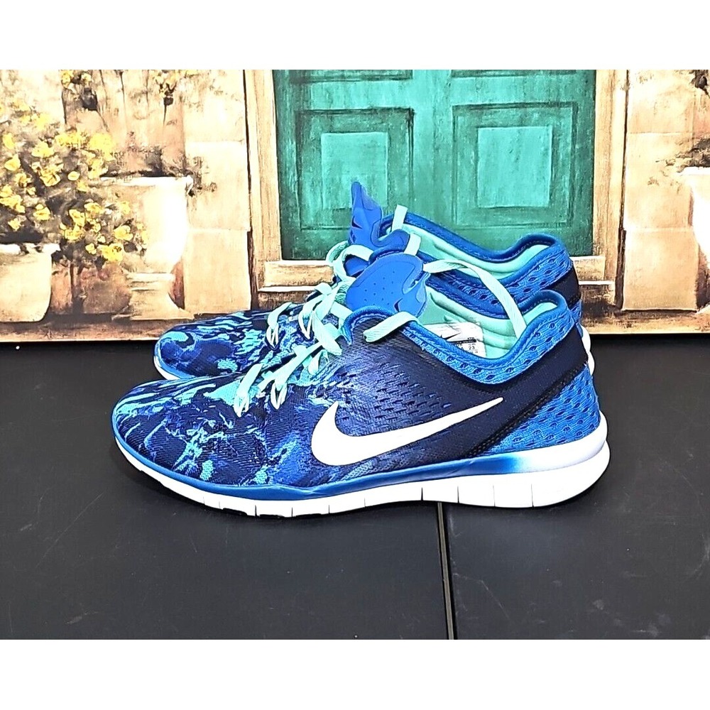 Women's Nike Free 5.0 TR FIT 5 704695-403 Blue/Green Athletic Shoes - Size 6